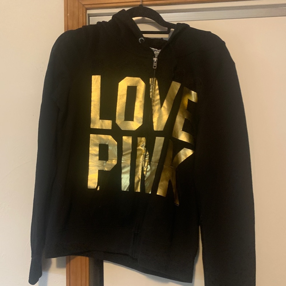 Sequin back PINK sweatshirt